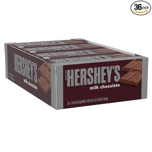 HERSHEY'S Milk Chocolate Candy Bars, 1.55 oz