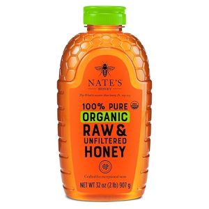 Nate's Organic 100% Pure, Raw & Unfiltered Honey