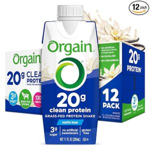 Orgain Clean Protein Shake, Grass Fed Dairy, Vanilla Bean