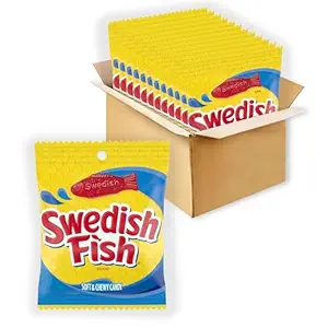 Swedish Fish Flavor Candy, Pack of 12
